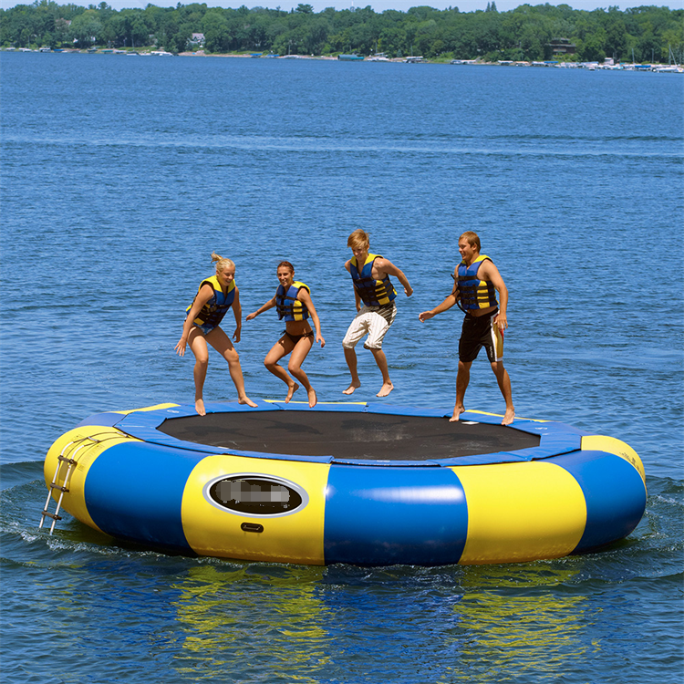 Blue Air Bouncer Inflatable Trampoline